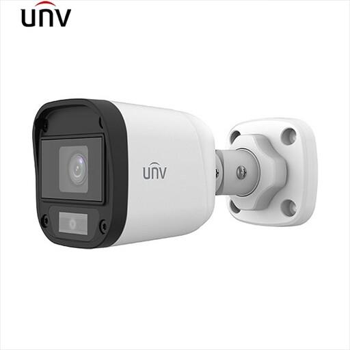 دوربین مداربسته بولت وارم لایت یونی ویو 2MP مدل UNV UAC-B112-W (دید در شب رنگی)